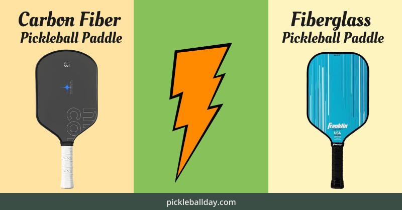 Carbon Fiber vs Fiberglass Pickleball Paddle: The Complete Guide